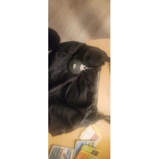 Sac Lacoste noir en tissu