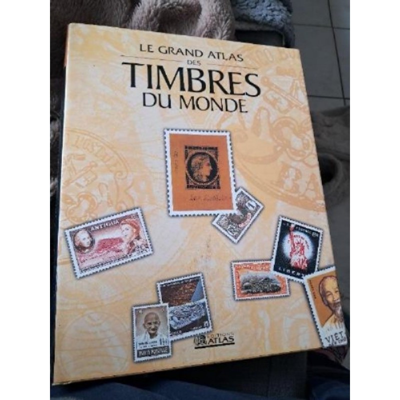 Livre le grand atlas des timbres du minde