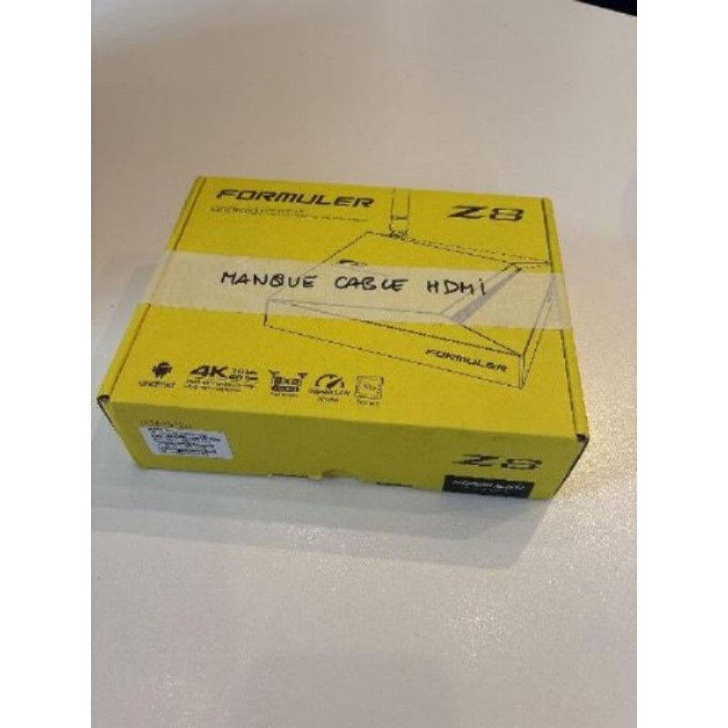 Formuler Z8 manque câble HDMI