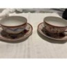 Lot de 2 tasses café motif chinois 