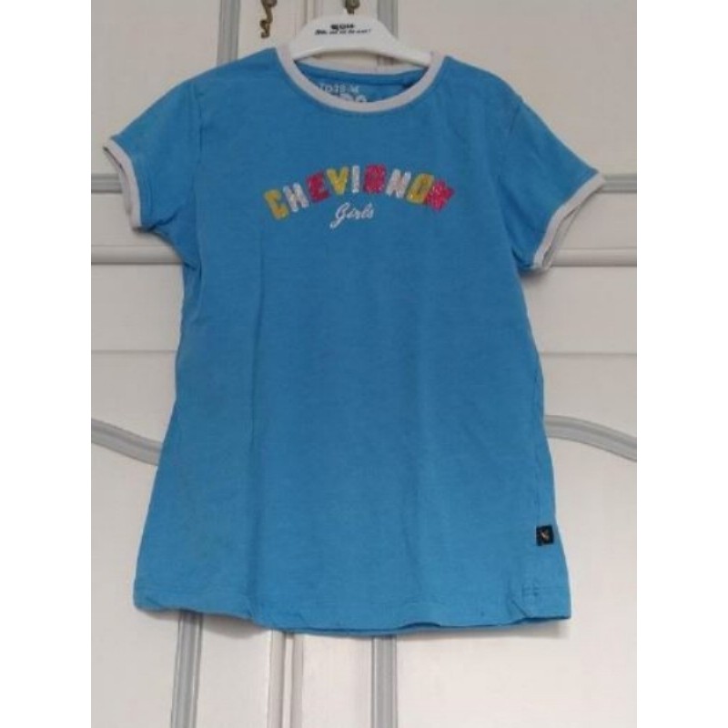Tee-shirt Chevignon Girls bleu Taille 10 ans