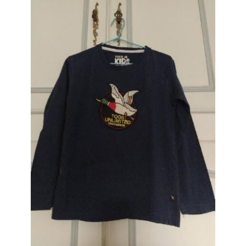 Tee-shirt manches longues Chevignon Bleu marine Taille 8 ans
