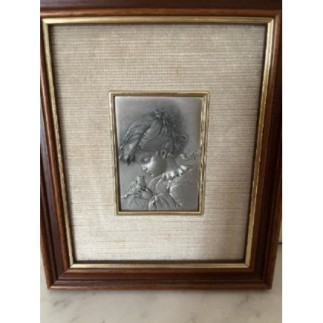 Petit tableau étain enfant 