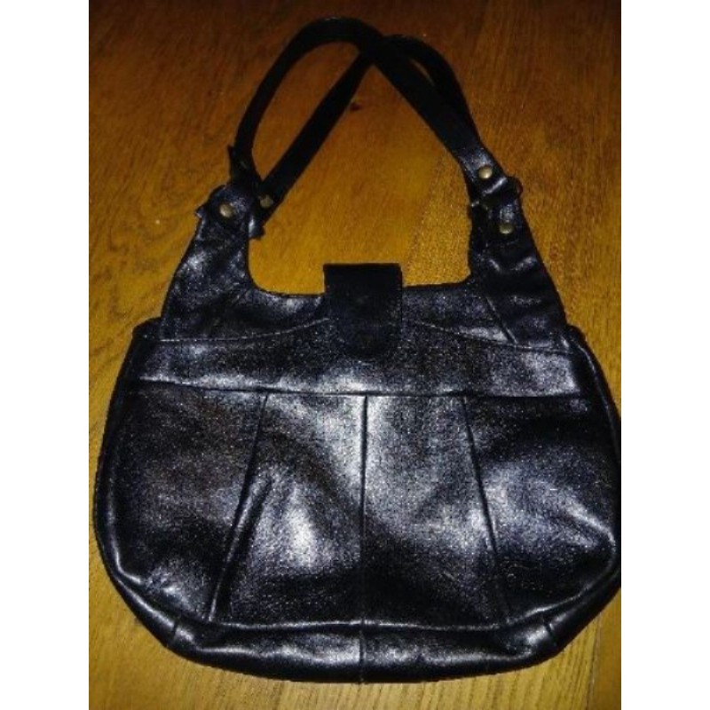 Sac cuir noir comptoir des cotonniers