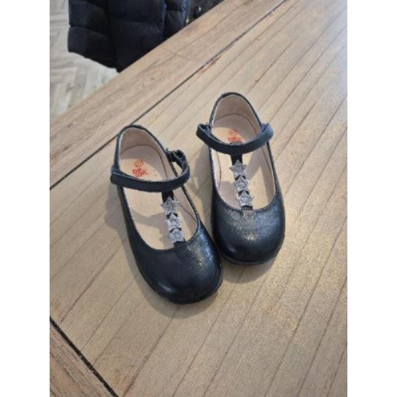 Ballerines à scratchs DPAM Bleu marine taille 27