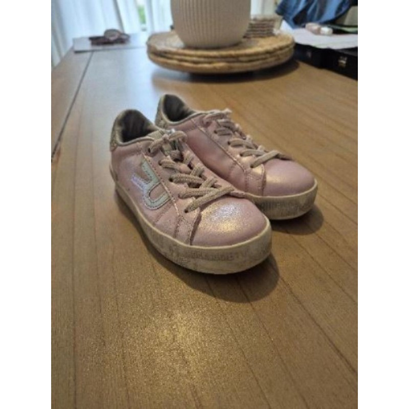 Chaussures filles rose pailletée Rifle Jeans taille 28