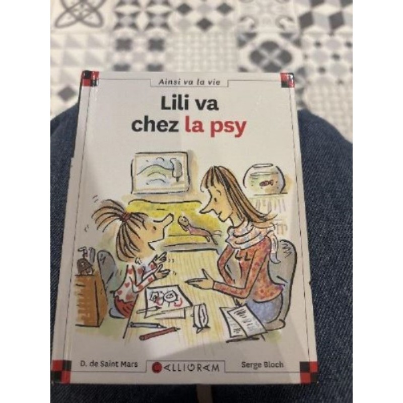 Livre Lili va chez la psy 