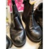Bottines compensées noires cuir 40 made in italy