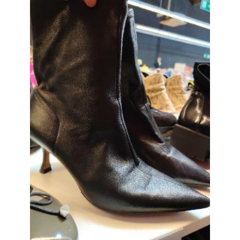Bottines Zara talon aiguille cuir 40 