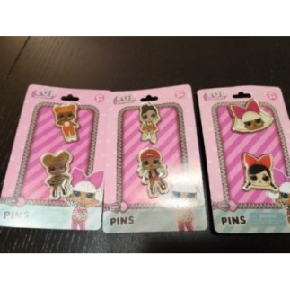 Lot de 3 planches PINS  LOL 