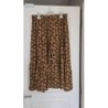 Jupe longue plissée C&A neuve avec étiquette. Taille M. Motifs à fleurs jaune et noir.