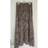 Jupe longue plissée ZARA neuve. Taille XS. Motifs léopard. 