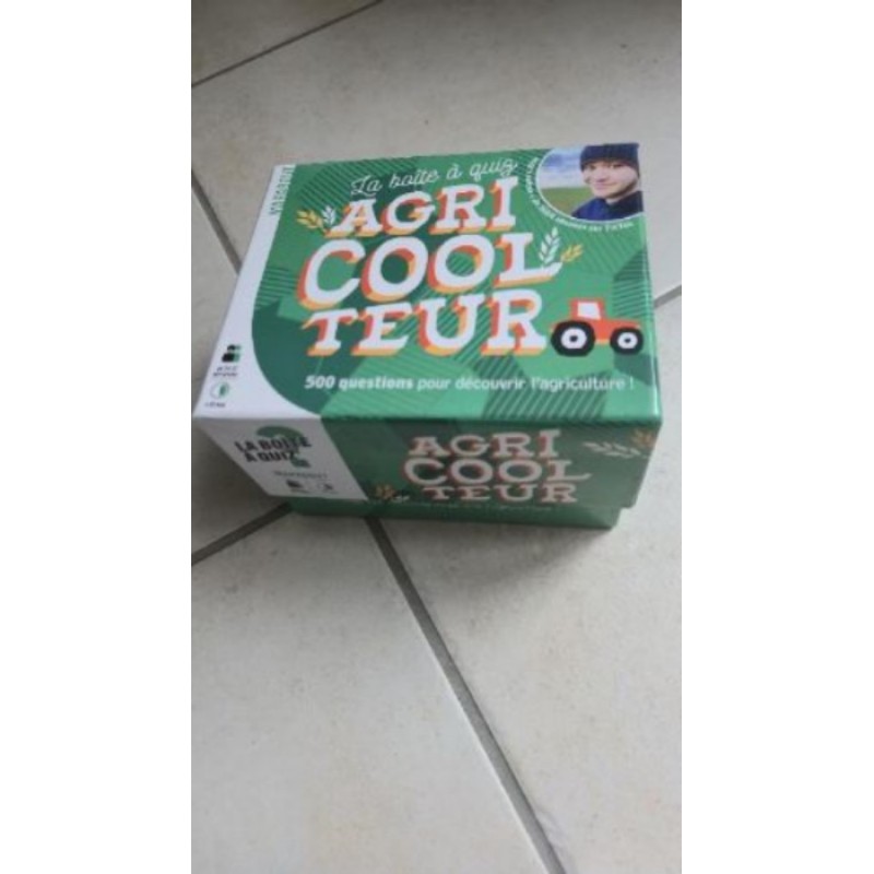 Boite à quizz AGRICOOLTEUR. 500 questions. Complet neuf. Edition Marabout.