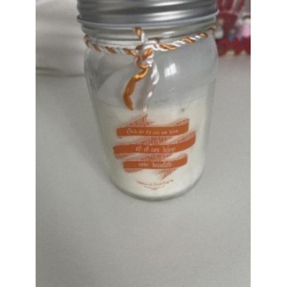 Bougie parfumée message 