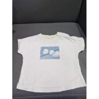 Tee-shirt 12 mois TAO blanc...