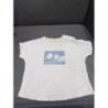 Tee-shirt 12 mois TAO blanc "nuages,: