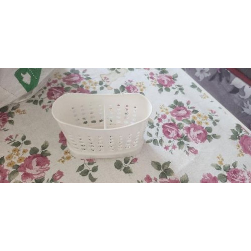 Panier blanc plastic Porte couvert