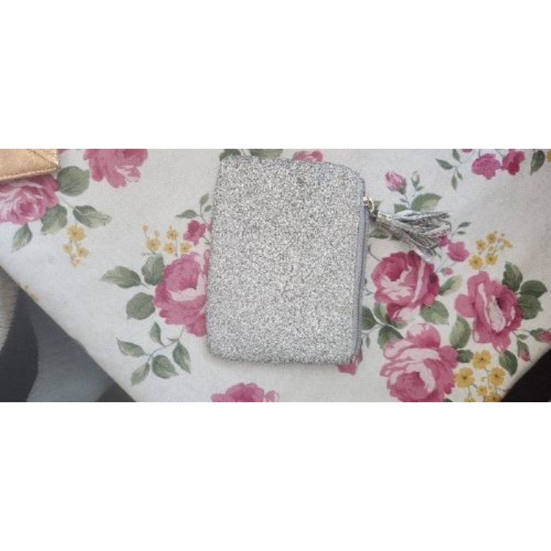 Lot 3 petite pochette   gris,or rose