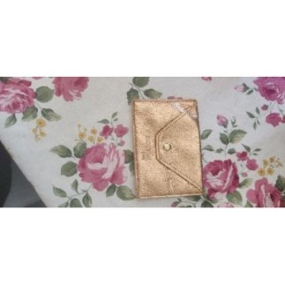 Lot 3 petite pochette   gris,or rose