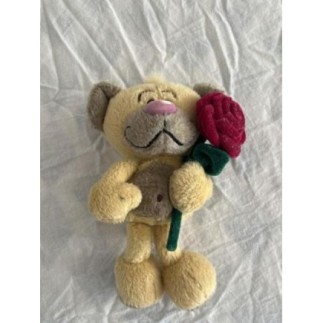Nounours avec rose 