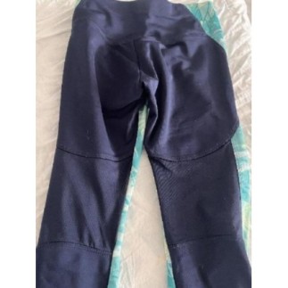 Legging sport bleu-...