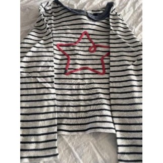 T-shirt col Claudine -...