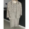 Ensemble robe et veste couleur marron et beige - Marque Un jour Ailleurs (UJA) - T44_46