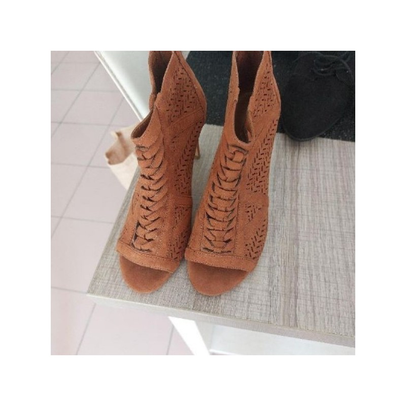 Bottines ouvertes taille 36 promod