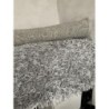  tapis gris argent 70x120