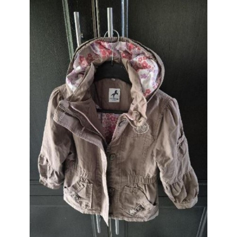 Veste F C&A 5/6a zippée, marron 