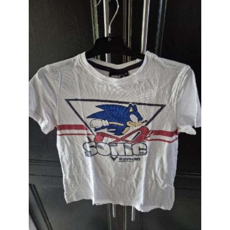 T-shirt G Sonic 10a blanc