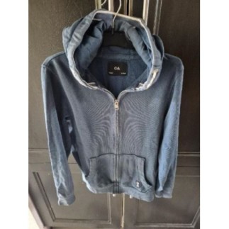 Gilet sweat G C&A 12a bleu