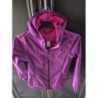 Veste F Decathlon 12a imperméable violette