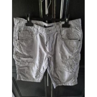 Short H Celio T40 gris clair