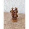 Figurine couple de Bretons en costume traditionnel - Souvenir de St-Malo