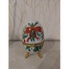 Oeuf bonbonnière style Fabergé - Décor Noël