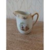 Pichet en porcelaine de Limoges – Décor "Nous-Deux" & Dorure 