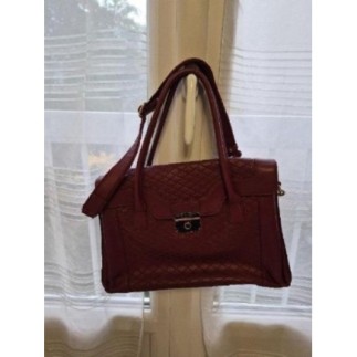 Sac à mains Bordeaux- POURCHET