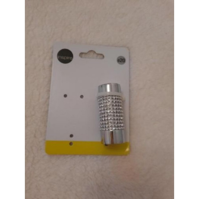 Embout tringle strass