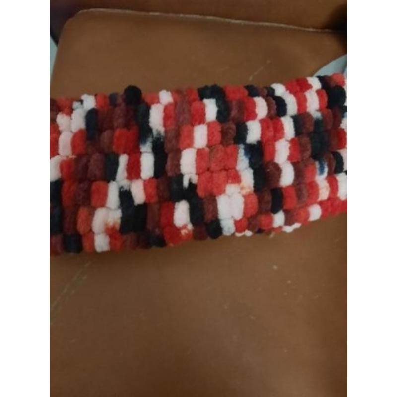 Écharpe pompon 