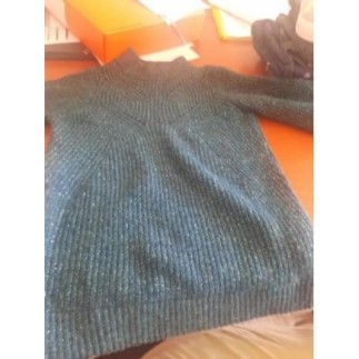 Pull vert pailleté- okaidi...