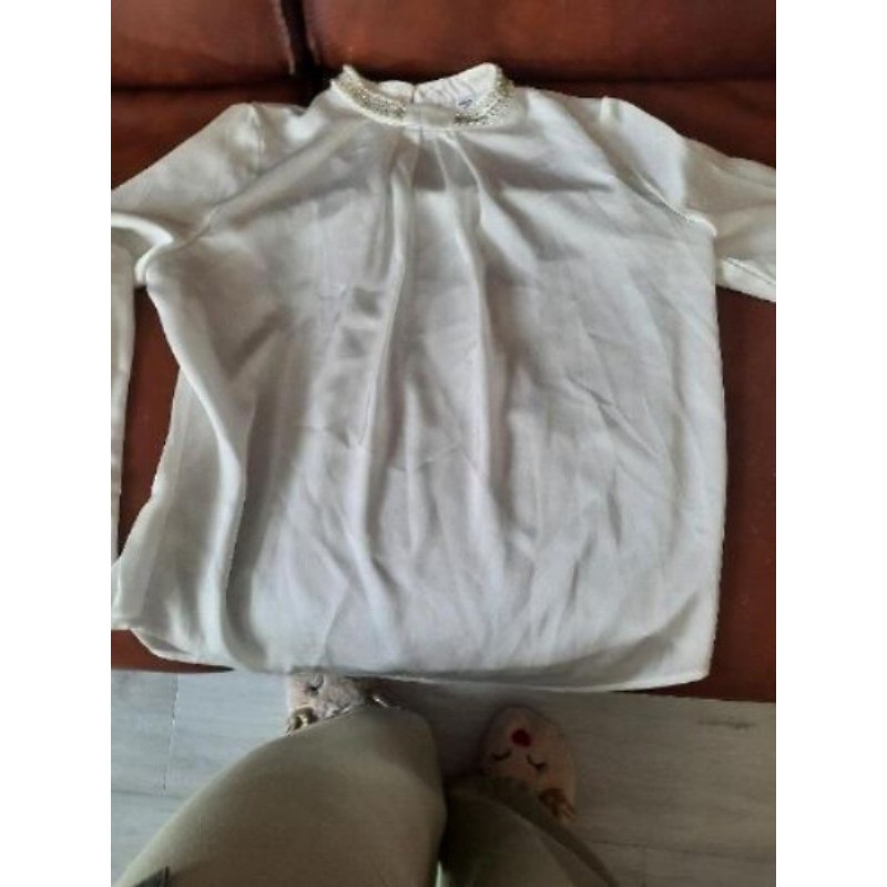 Chemisier blanc- Mango - Taille M