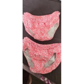 2 Slip maillot de bain bèbè 