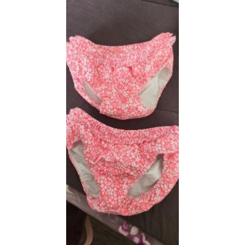 2 Slip maillot de bain bèbè 