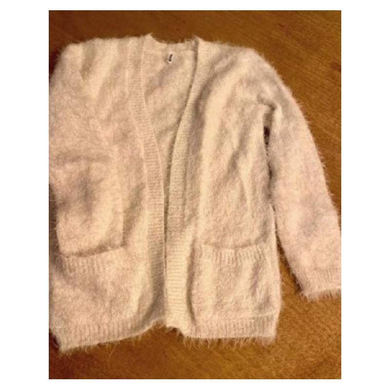 Gilet/Cardigan duveteux fille IDEXE, Taille 6 ans / 116cm 