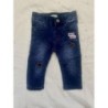 Pantalon jean bleu IKKS, taille 3 mois