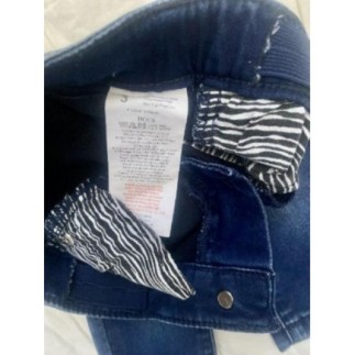 Pantalon jean bleu IKKS, taille 3 mois