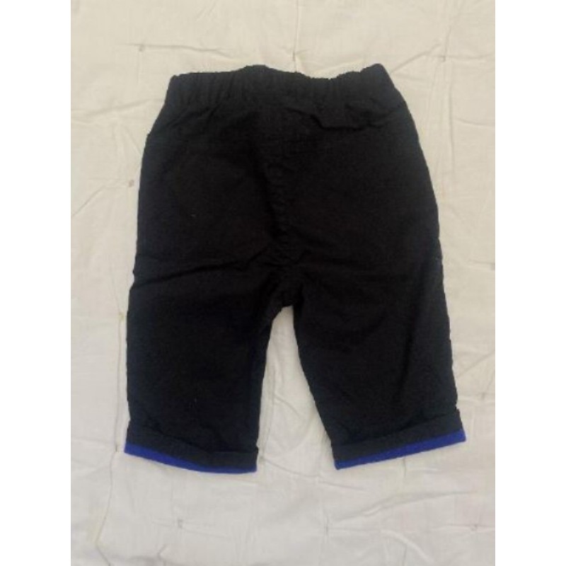 Pantalon noir et bleu Terre de Marins, taille 6mois. neuf 