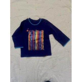 T-shirt multicolore Terre de Marins, taille 6mois, neuf