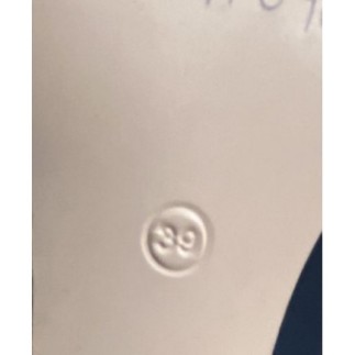 Escarpins en cuir marine LA...